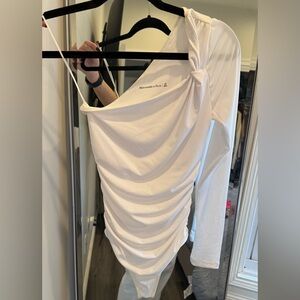 Abercrombie & Fitch Off-White Bodysuit